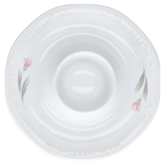 Eierbecher mit Schalenablage Mitterteich Sissi Rosa Blüte