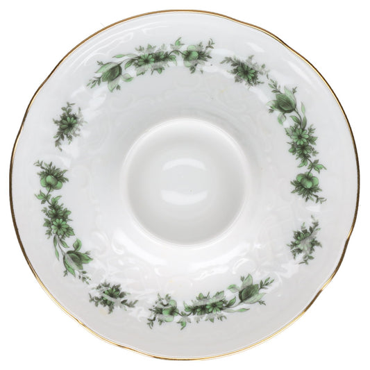 Eierbecher mit Schalenablage Seltmann Weiden Wien grüne Blume 26493