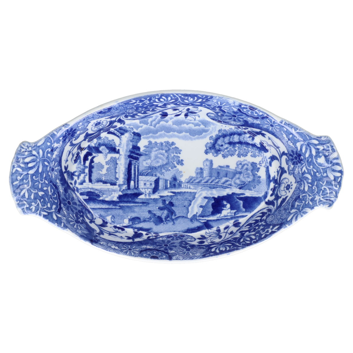 Eierpfanne klein Spode Copeland Blue Italian