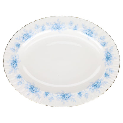 Fleischplatte groß Royal Albert Windsor Rose