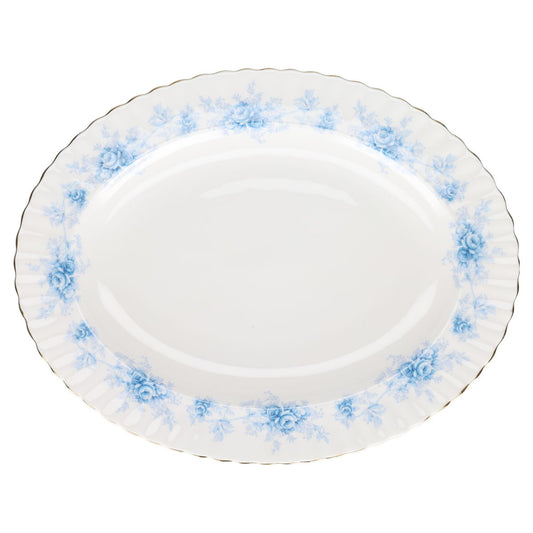 Fleischplatte groß Royal Albert Windsor Rose