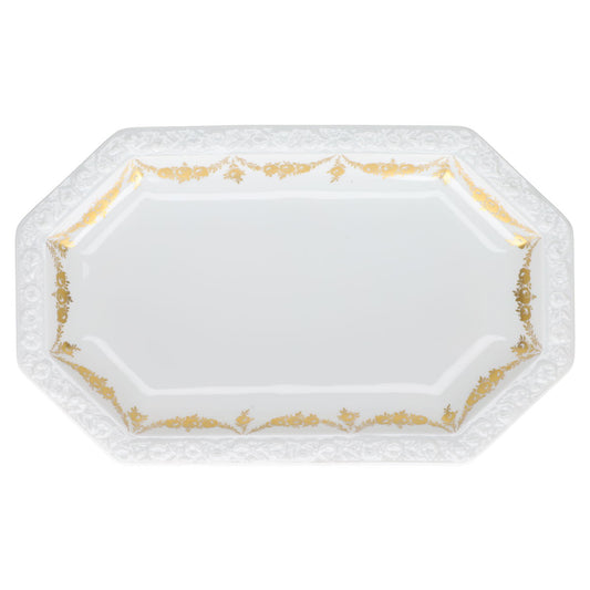 Fleischplatte klein  Rosenthal Maria Rosenkante - gold