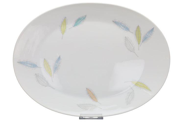Fleischplatte klein Rosenthal Form 2000 Bunte Blätter