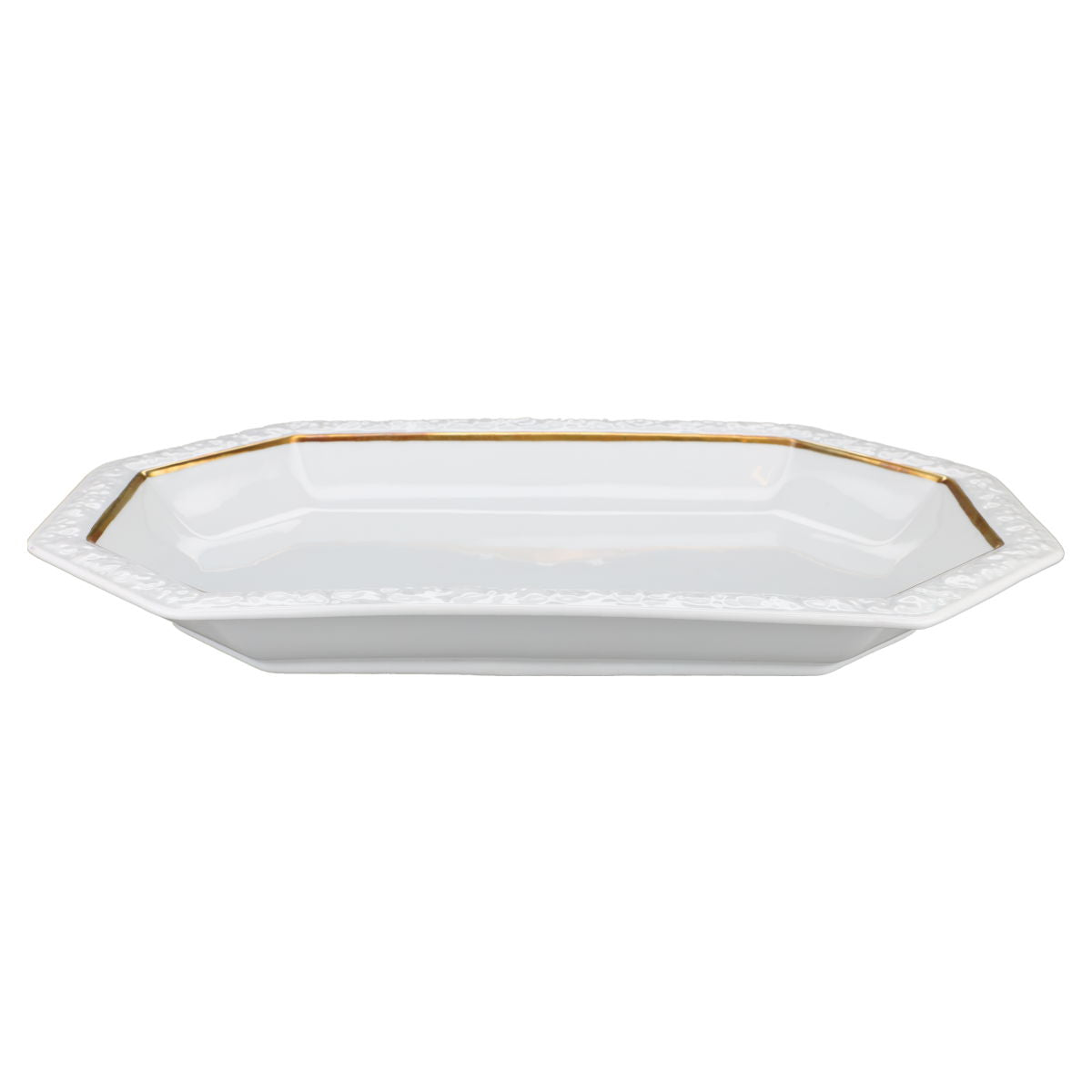 Fleischplatte mittelgroß  Rosenthal Maria Goldband 4 mm handgemalt