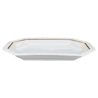 Fleischplatte mittelgroß  Rosenthal Maria Goldband 4 mm handgemalt