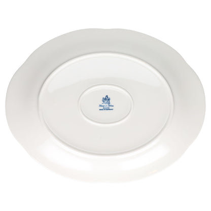 Fleischplatte mittelgroß Königl. pr. Tettau Rubin altweiß creme