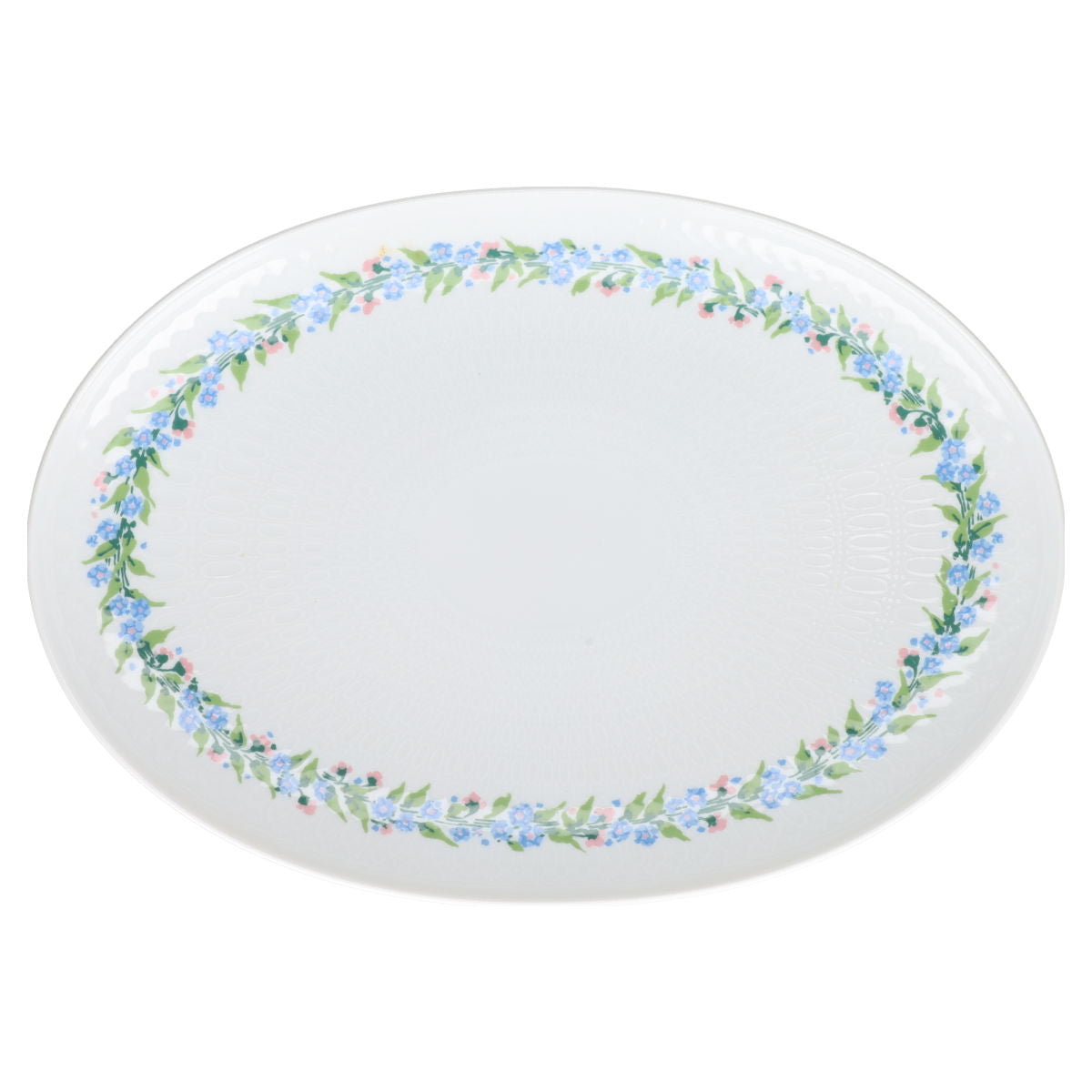 Fleischplatte mittelgroß Rosenthal Romanze Vergißmeinnicht