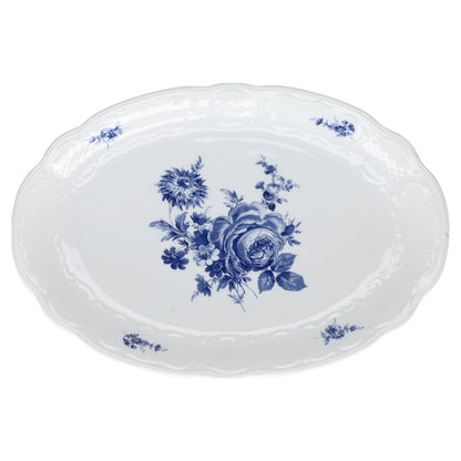 Fleischplatte mittelgroß Seltmann Weiden Wien Blaue Blumen 70735