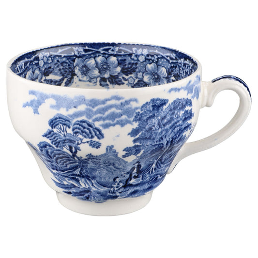 Kaffee- Obertasse Crown Staffordshire Woodland blau / blue