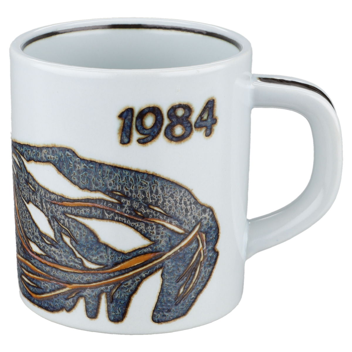 Kaffeebecher klein 1984 Royal Copenhagen Jahresbecher Arskruset