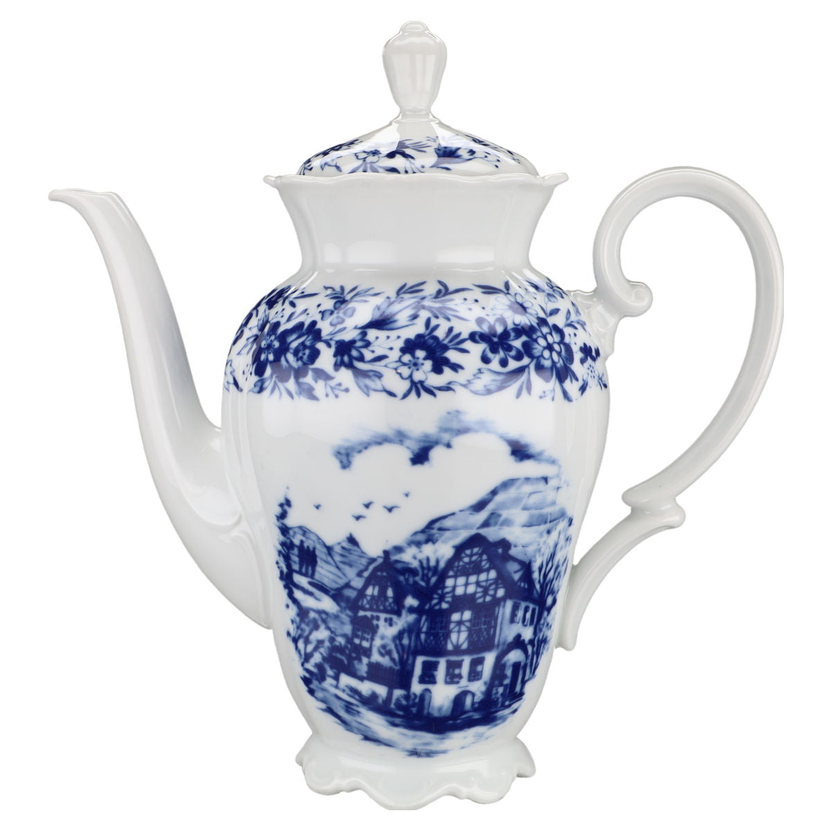 Kaffeekanne 1,2 L Seltmann Weiden Theresia Heimatland blau