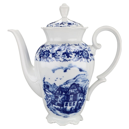 Kaffeekanne 1,2 L Seltmann Weiden Theresia Heimatland blau