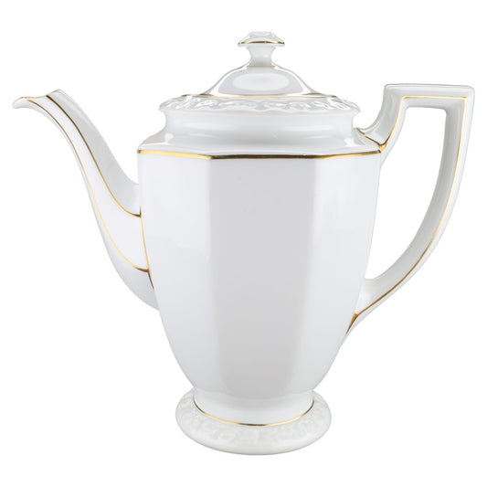 Kaffeekanne groß 1,8 l Rosenthal Maria Goldlinie alt