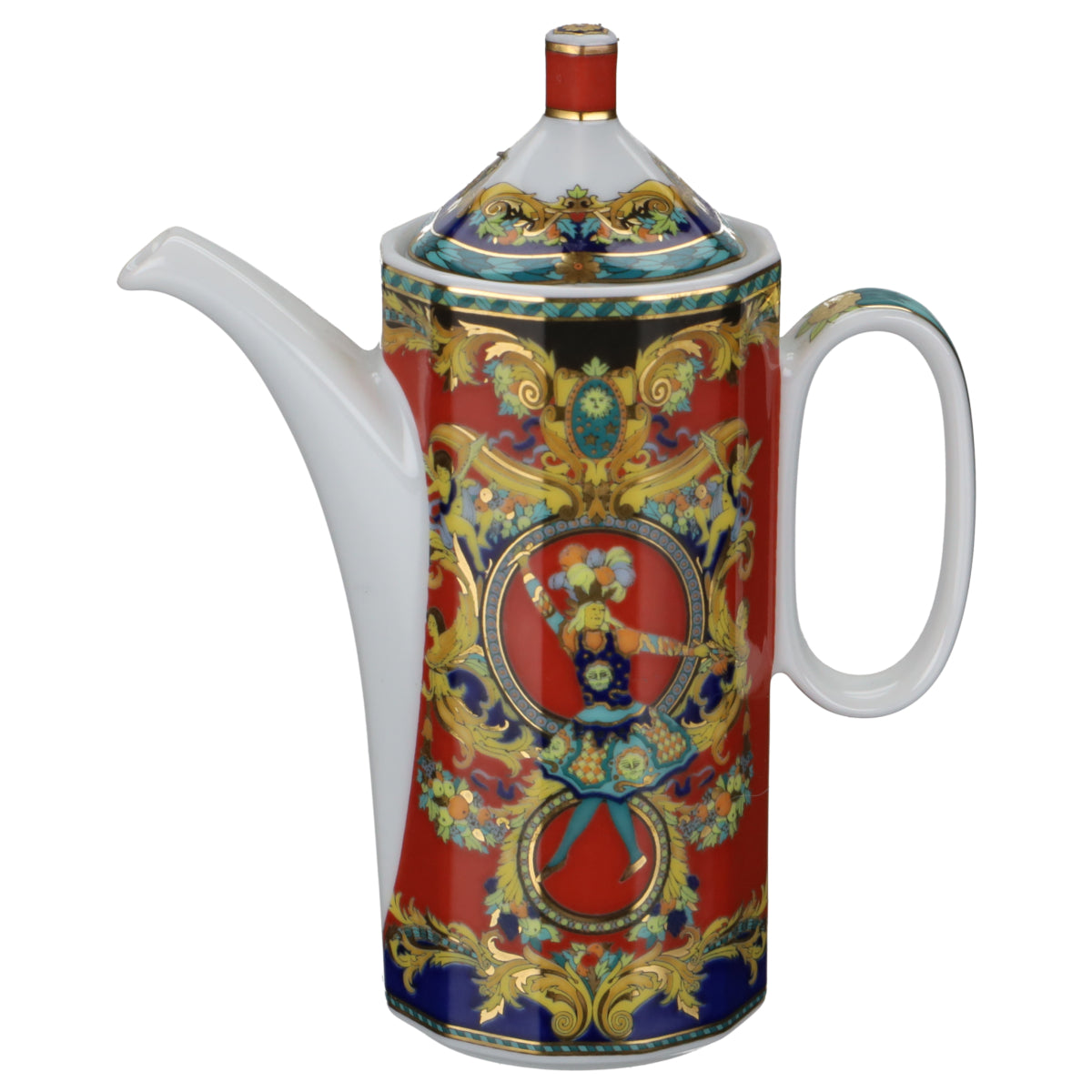Kaffeekanne klein Miniaturausgabe II. Wahl Rosenthal Polygon - Versace Le Roi Soleil