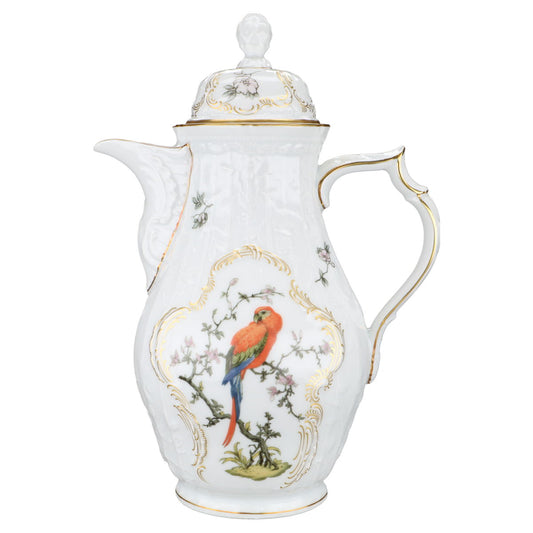 Kaffeekanne Rosenthal Sanssouci weiß Voliere