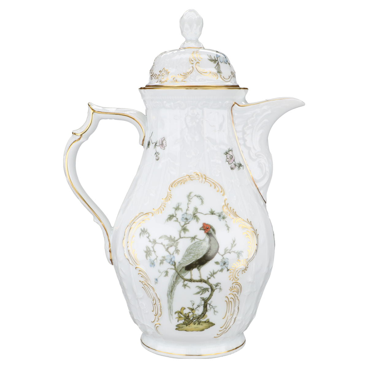 Kaffeekanne Rosenthal Sanssouci weiß Voliere