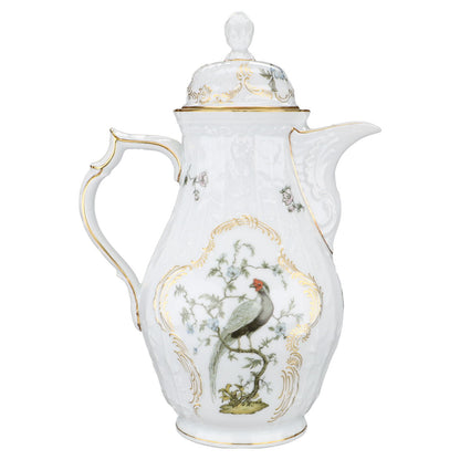 Kaffeekanne Rosenthal Sanssouci weiß Voliere