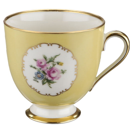 Kaffeetasse - gelb Fürstenberg Fürstin 654 Medaillon 01578