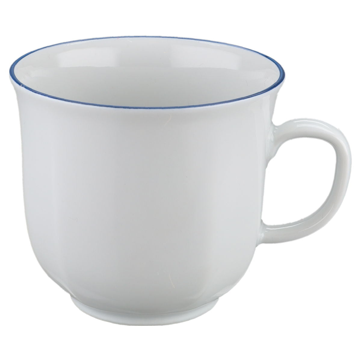 Kaffeetasse  Marienbad Ingres Weiss blauer Rand
