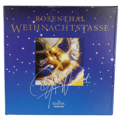 Kaffeetasse "Wer klopfet an " 2001 in OVP Rosenthal Björn Wiinblad Die Weihnachtstasse