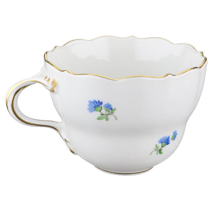 Kaffeetasse Blaue Blume Meissen Neuer Ausschnitt II.Wahl Bunte Blume