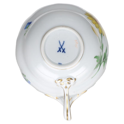 Kaffeetasse Blüte Gelb Typ III Meissen Neuer Ausschnitt II.Wahl Bunte Blume