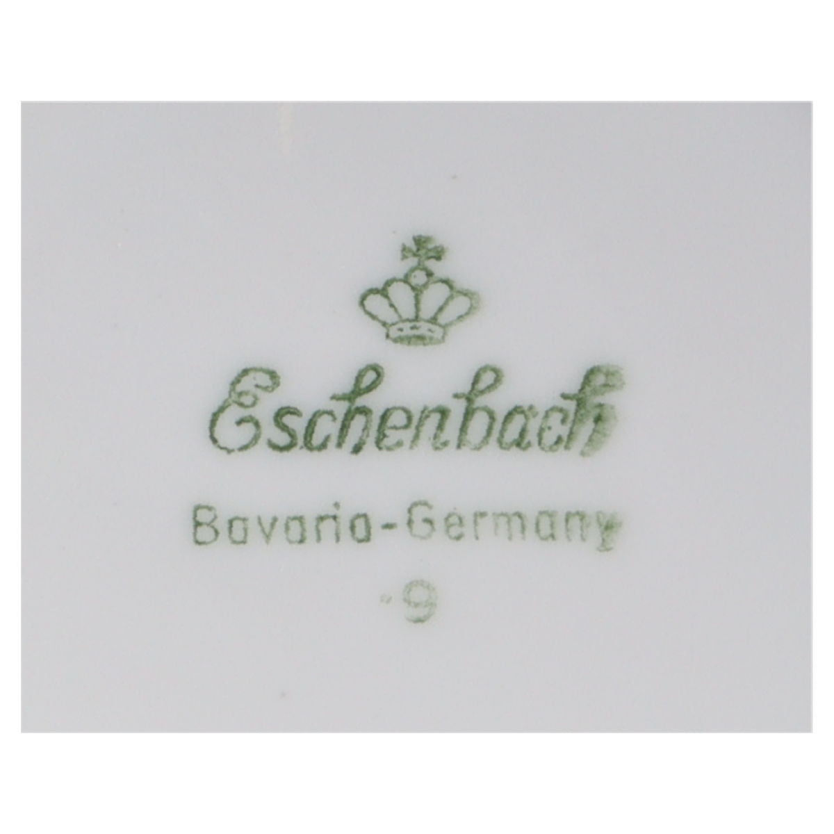 Kaffeetasse Eschenbach Bayreuth Grüne Ranke III mit roter Blüte