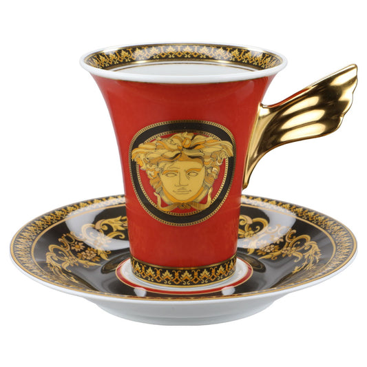 Kaffeetasse mit Untere in OVP Rosenthal Versace Ikarus Medusa