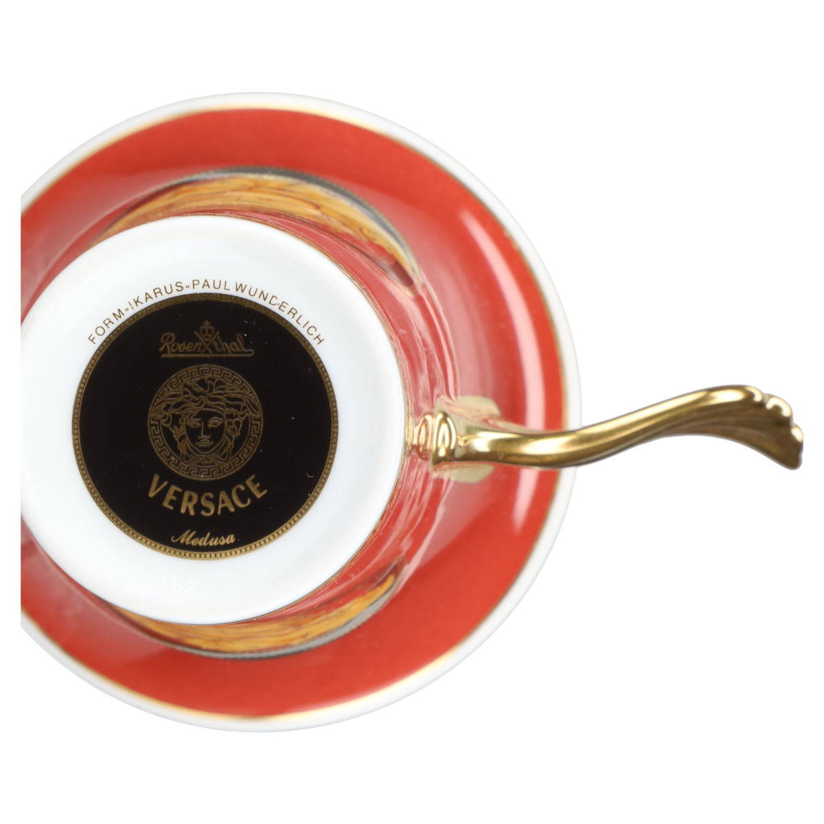 Kaffeetasse mit Untere in OVP Rosenthal Versace Ikarus Medusa