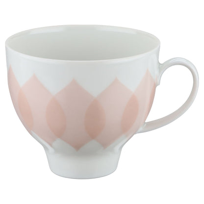 Kaffeetasse offener Fuß Rosenthal Lotus Gravad Rosé Rosa