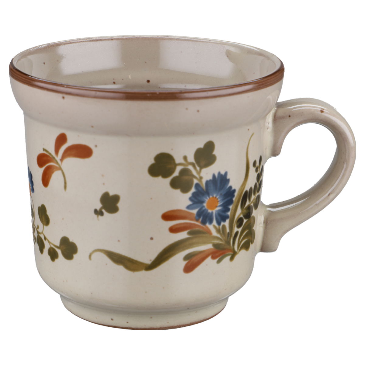 Kaffeetasse Pfalzkeramik florales Blumenmuster