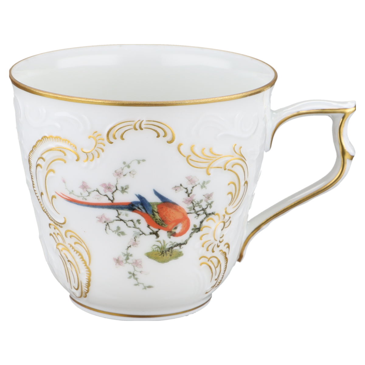 Kaffeetasse Rosenthal Sanssouci weiß Voliere