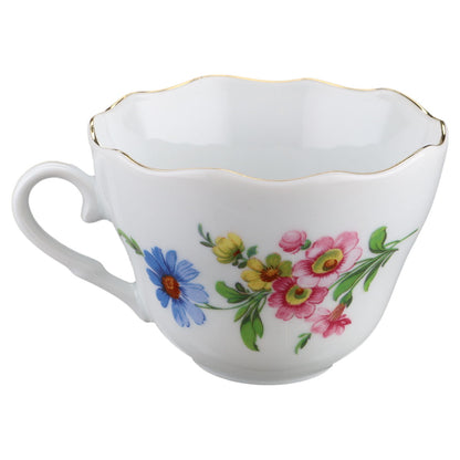 Kaffeetasse Triptis Porzellan Bunte Blume