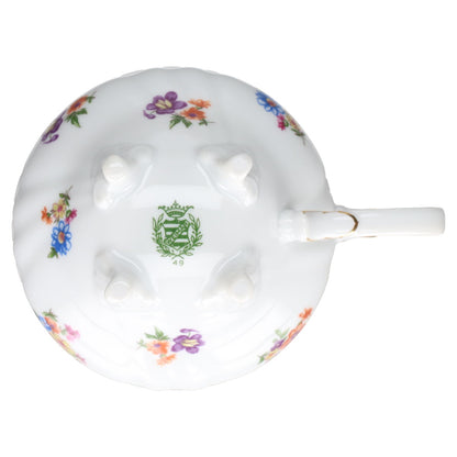Kaffeetasse Weimar Porzellan Josefine Streublumen-Bouquet