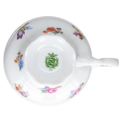 Kaffeetasse Weimar Porzellan Katharina Streublumen-Bouquet