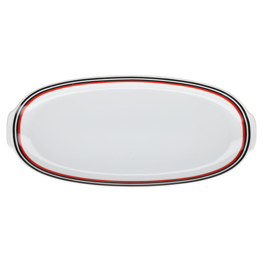 Königskuchenplatte  Thomas Medaillon Rot Schwarz