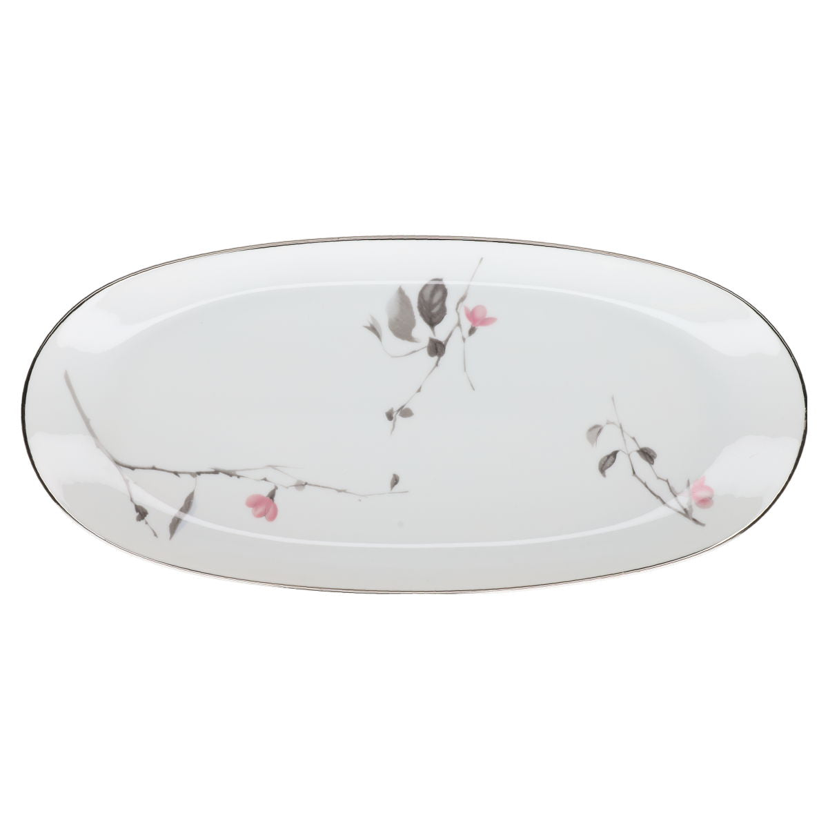 Königskuchenplatte Rosenthal Form 2000 Jap. Blütenzweig m.Platinrand