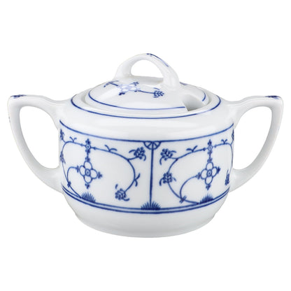 Konfitürendose Jaeger & Co. Indisch blau Strohblume