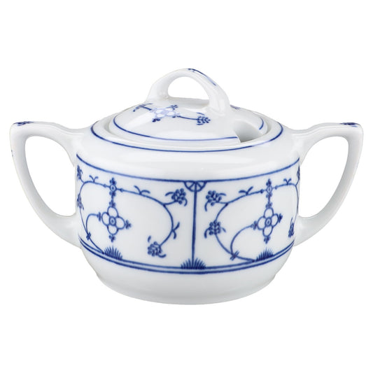 Konfitürendose Jaeger & Co. Indisch blau Strohblume