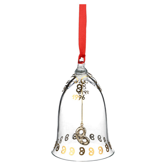 Kristall Glocke Jahresglocke 1996 in OVP Bing & Gröndahl I.Wahl Weihnachten Christmas Bell Juleklokken