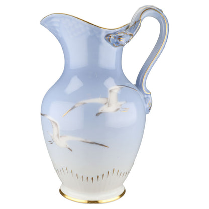 Krug Bing & Gröndahl II.Wahl Möwe Seagull mit Goldrand