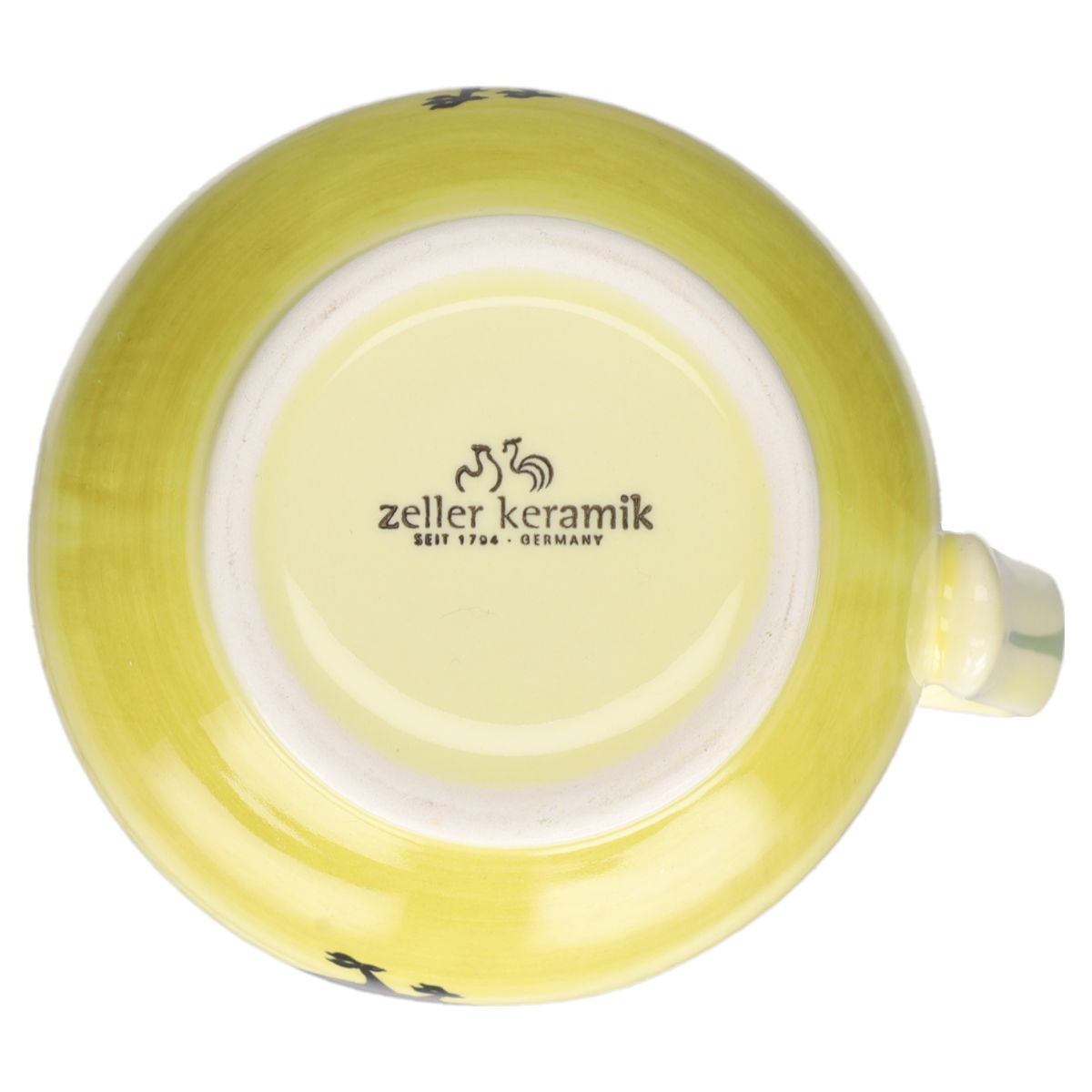 Krug Zeller Keramik Hahn & Henne