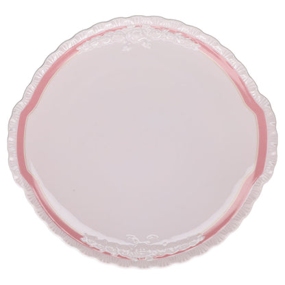 Kuchenplatte mit Griffen Hutschenreuther Porcelaine Rosé Désirée Monique 39004