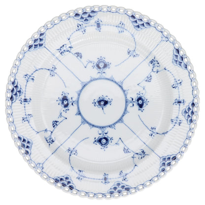 Kuchenplatte Modell 1041 Royal Copenhagen Musselmalet Vollspitze I. Wahl