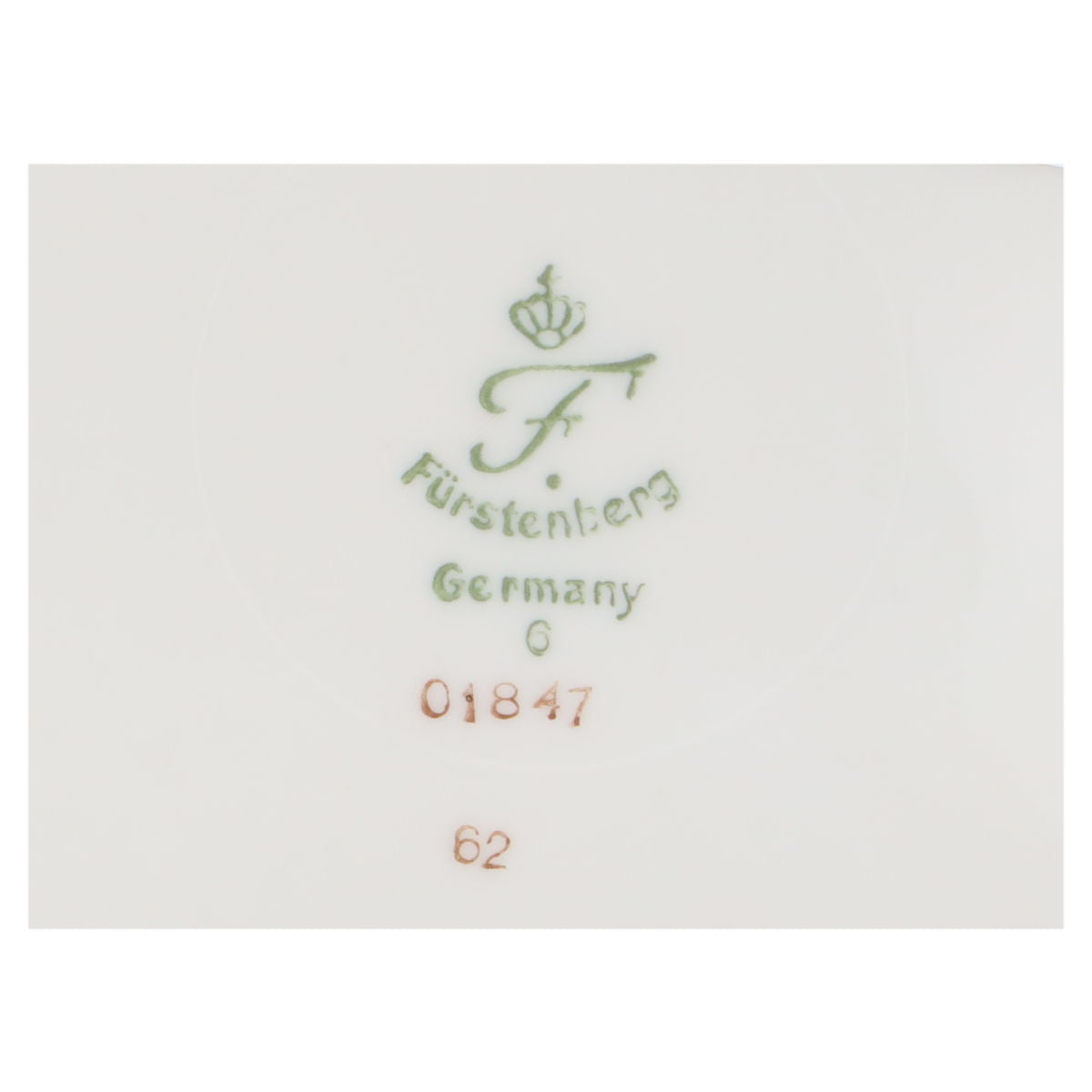 Kuchenteller Fürstenberg Fürstin 654 Golddekorrand 01604