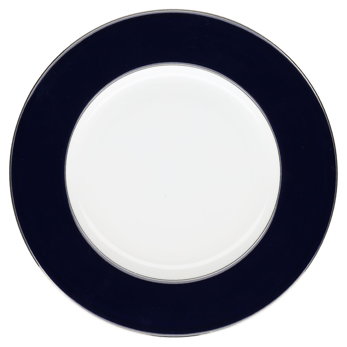 Kuchenteller groß/Frühstücksteller midnight blue 21,5 cm Dibbern Platin Line