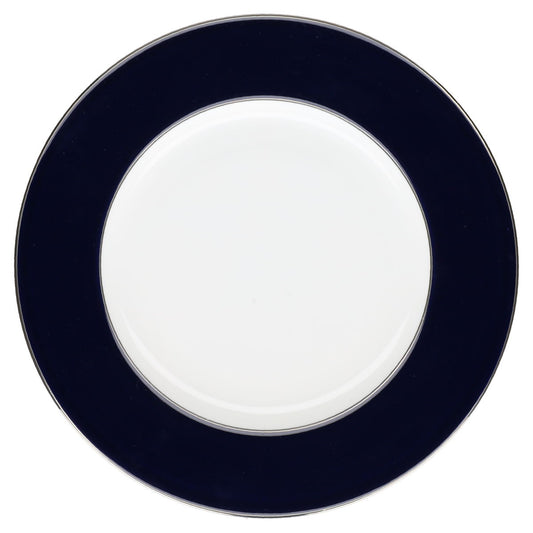 Kuchenteller groß/Frühstücksteller midnight blue 21,5 cm Dibbern Platin Line