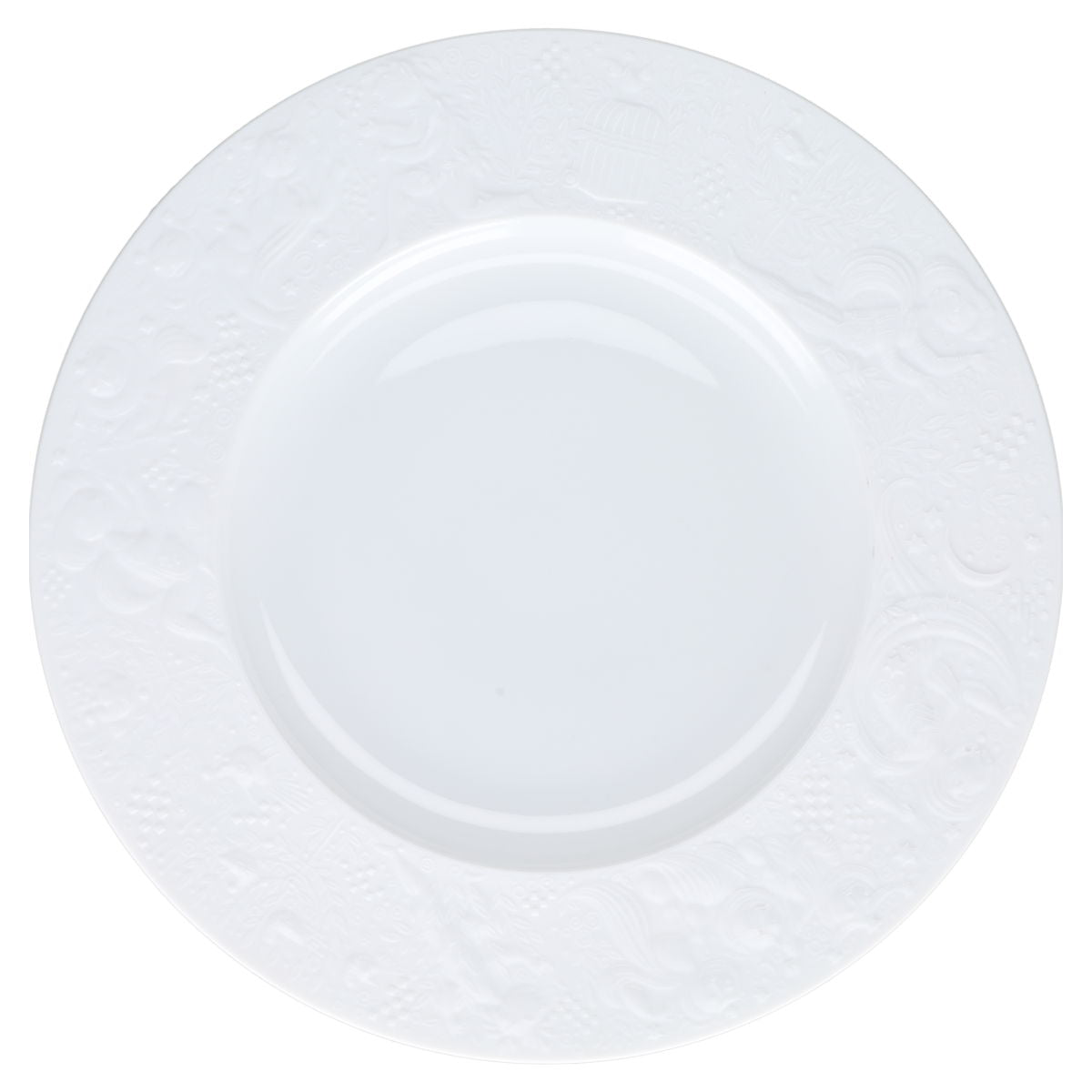 Kuchenteller groß Frühstücksteller Rosenthal Zauberflöte weiß