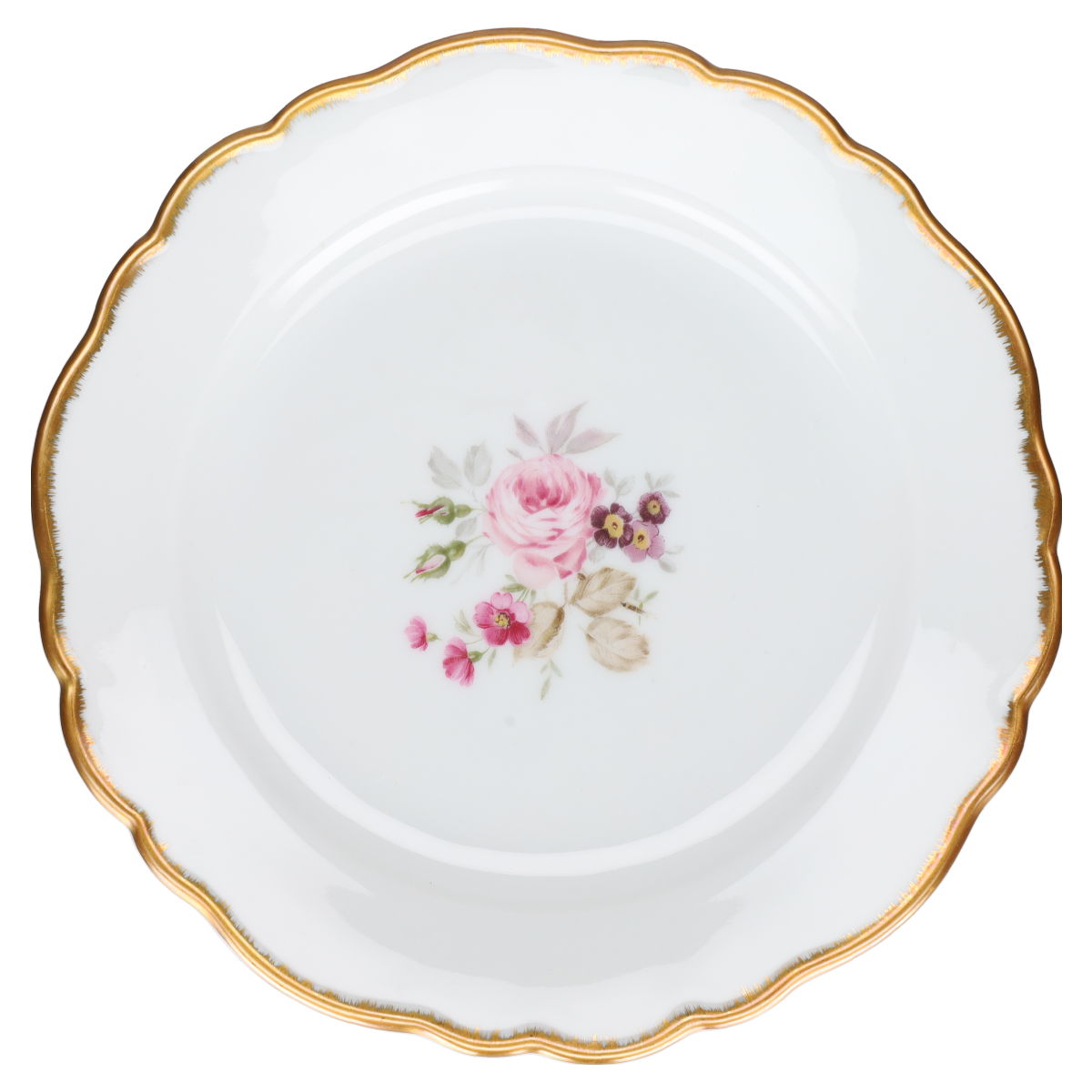Kuchenteller Hutschenreuther Maria Theresia Residenz Flammgold 31384