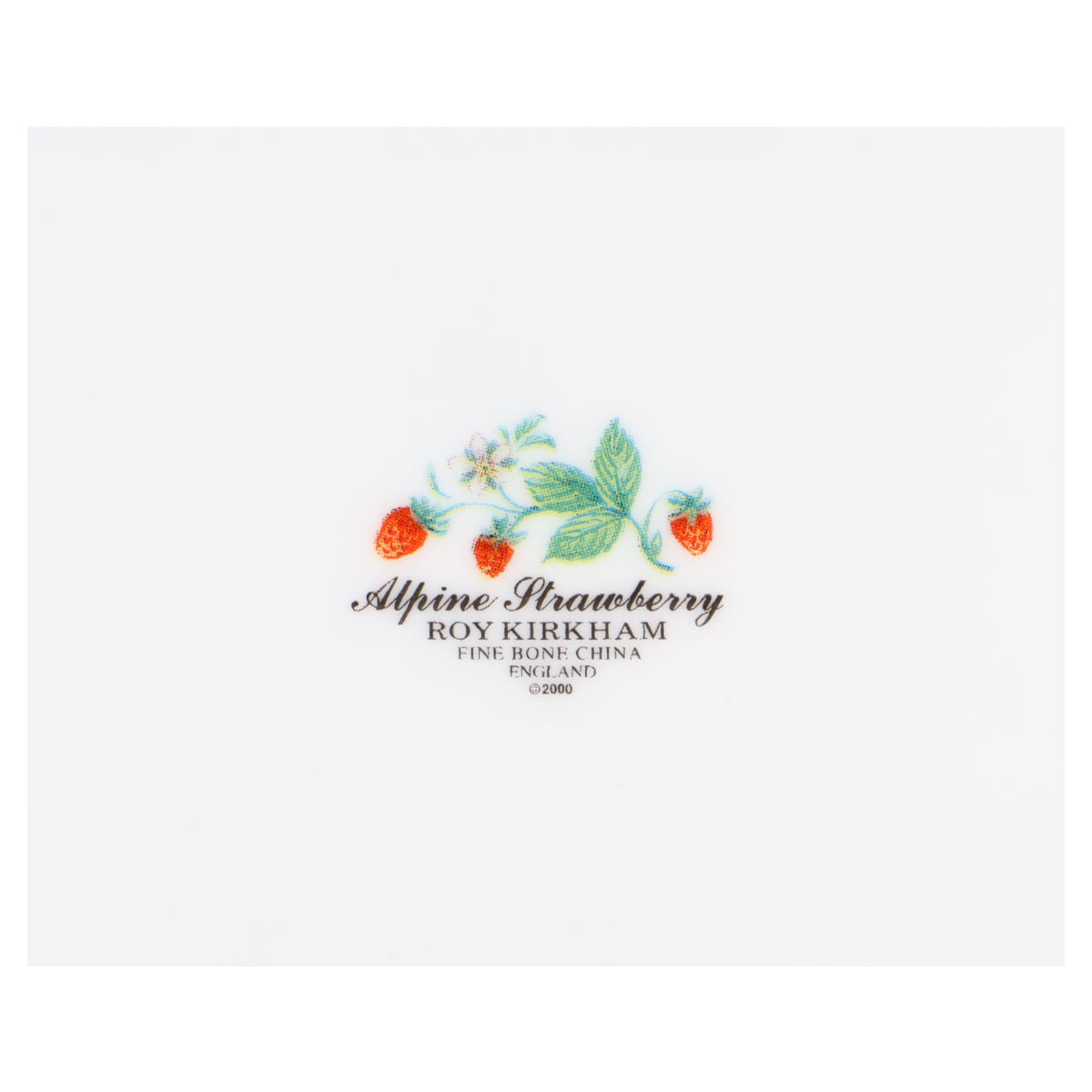 Kuchenteller II. Wahl Roy Kirkham Alpine Strawberry